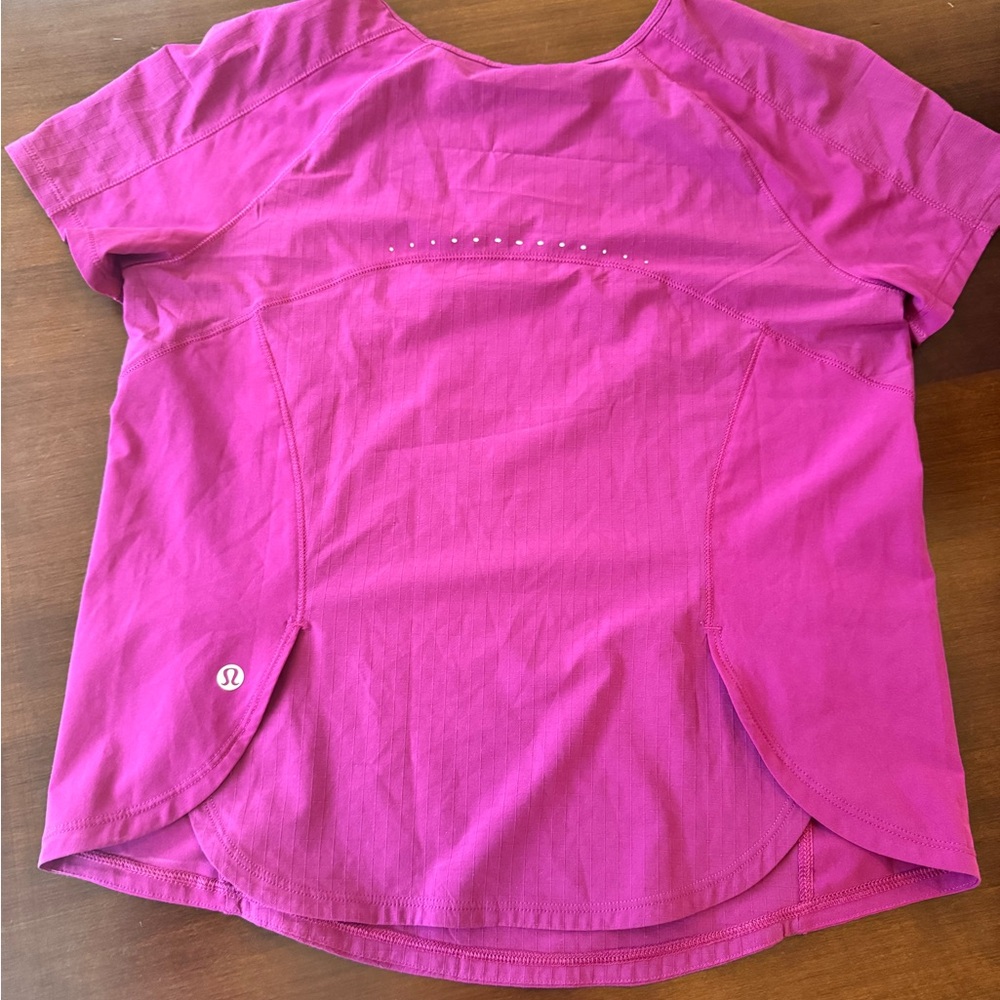lululemon athletica Pink Short Sleeve Tee